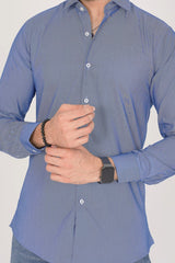 Michael Kors Men's -Regular Fit  Dark Blue Dress Shirt