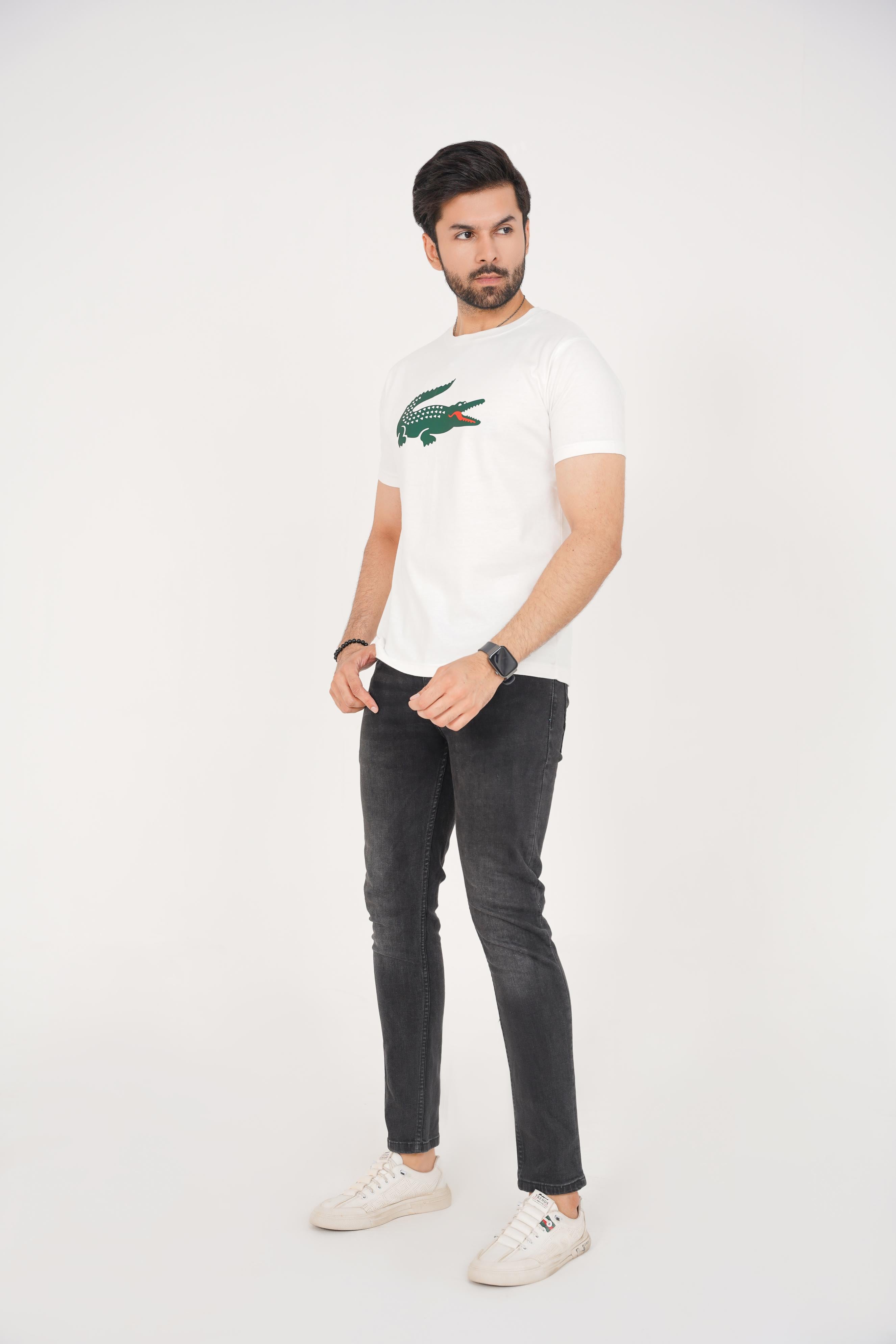 Lacoste Crocodile Graphic Tee