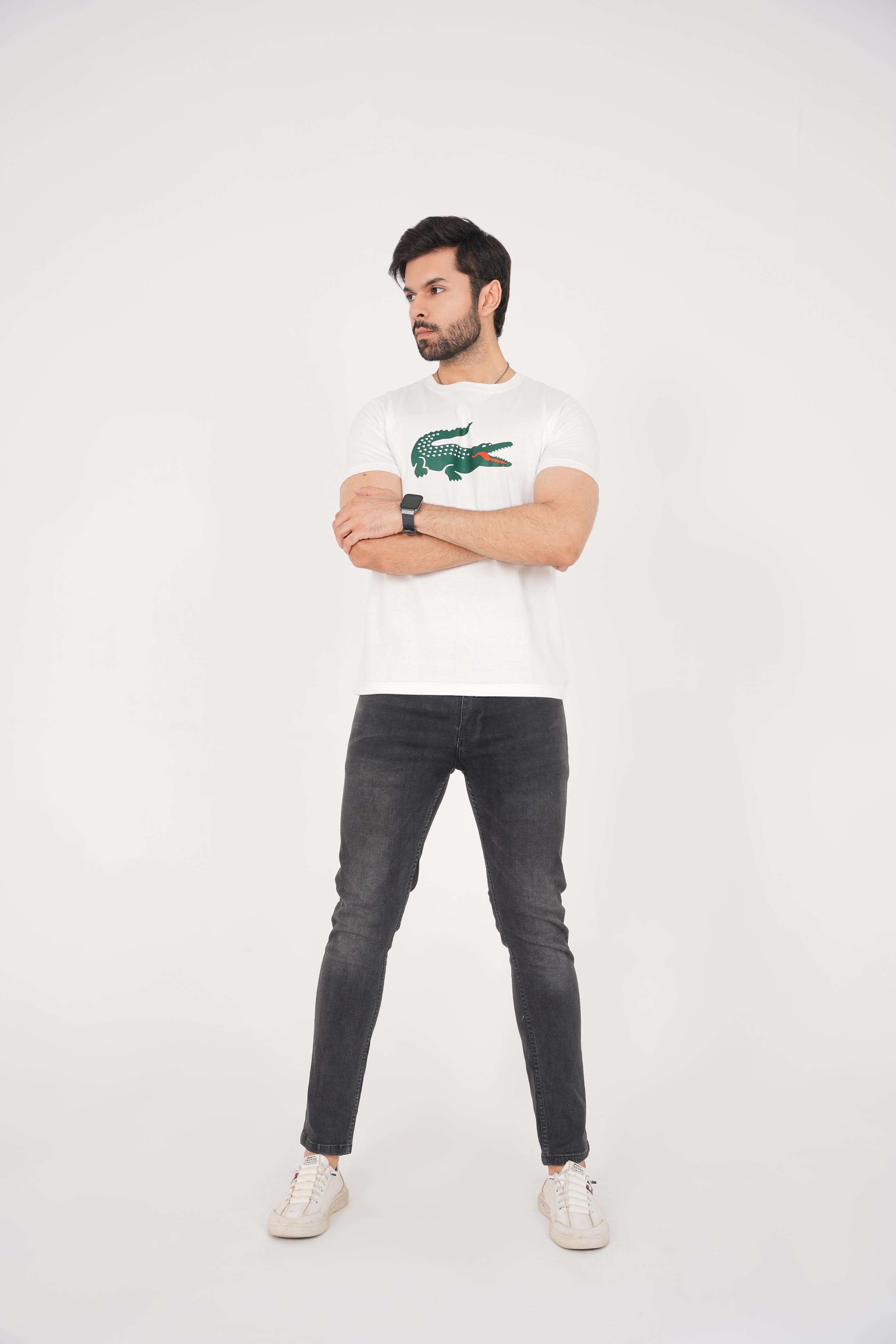 Lacoste Crocodile Graphic Tee