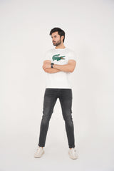 Lacoste Crocodile Graphic Tee