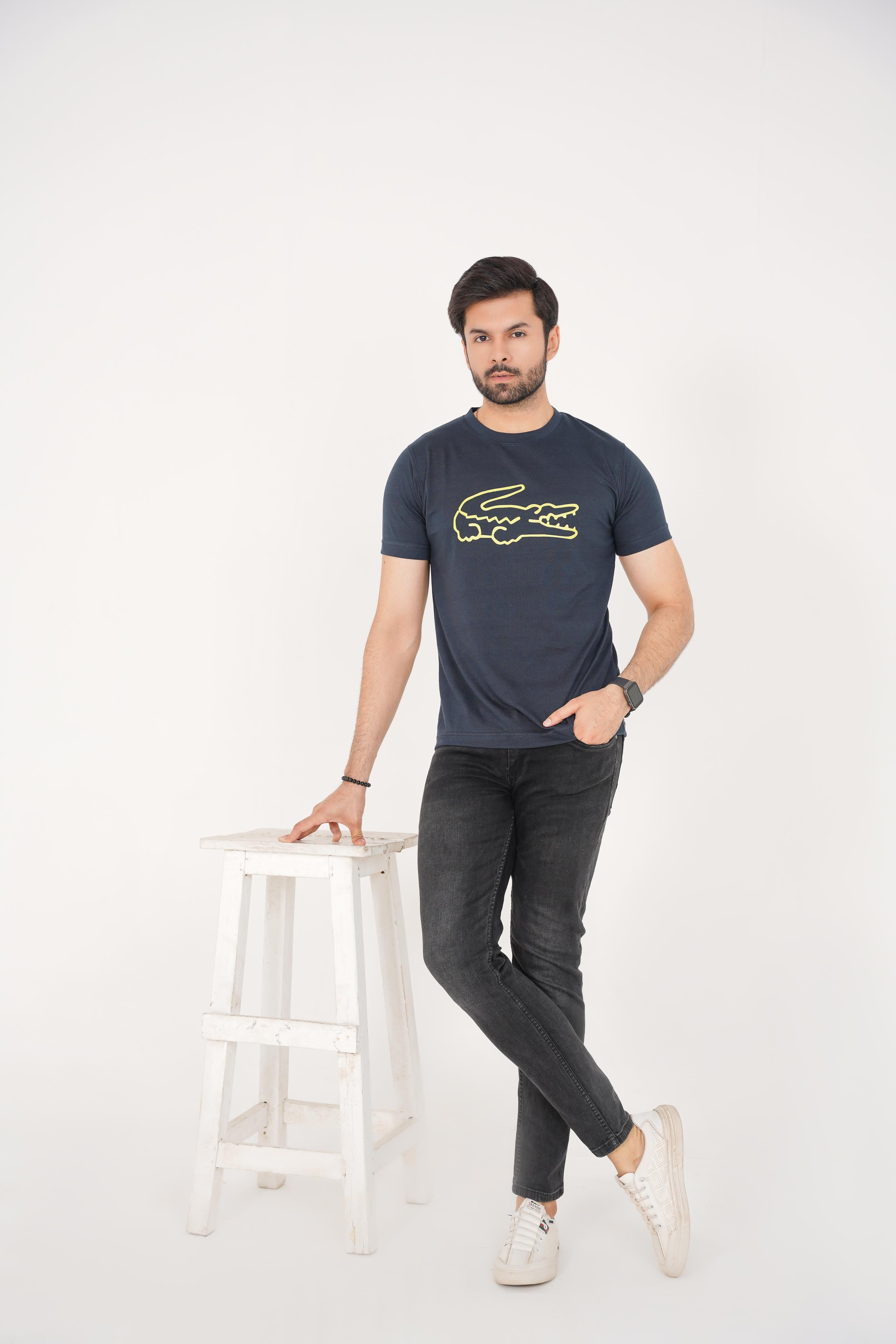 Lacoste Crocodile Graphic Tee