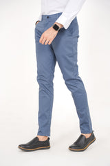 Zara Men Regular Fit Chinos - Blue