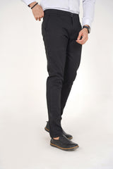 Zara Men Regular Fit Chinos - Black
